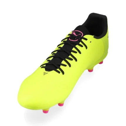 Puma King Pro FG/AG Phenomenal - Electric Lime/Puma Black/Poison Pink - Image 7