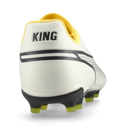 Puma King Pro FG/AG Voltage - Alpine Snow/Asphalt/Yellow Blaze - Image 6