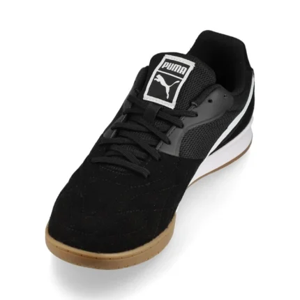 Puma King Top IT - Black/White/Puma Gold - Image 7