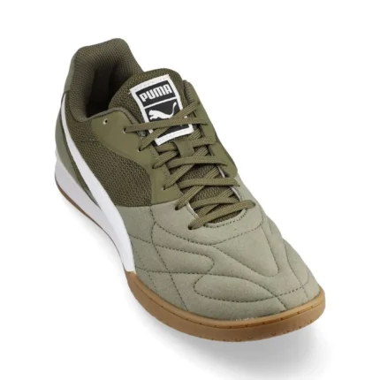 Puma King Top IT - Olive Cargo/White/Puma Gold - Image 5