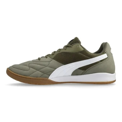 Puma King Top IT - Olive Cargo/White/Puma Gold - Image 3