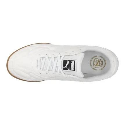 Puma King Top IT - White/Puma Gold - Image 4