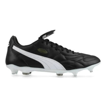 Puma King Top SG - Black/White/Puma Gold - Image 1