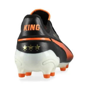 Puma King Ultimate Cruyff FG/AG Legends - Black/White/Rickie Orange/Gold/Frosted Ivory Limited Edition - Image 6