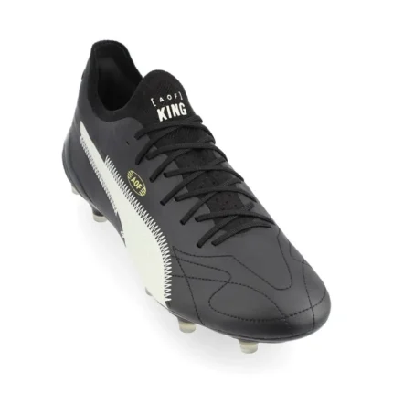 Puma King Ultimate FG/AG Art Of Football - Black/Alpine Snow/Puma Gold/White Limited Edition - Image 5