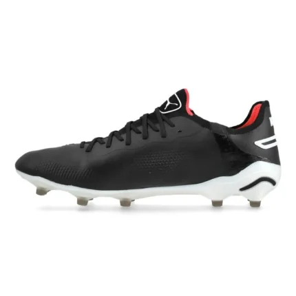 Puma King Ultimate FG/AG Breakthrough - Black/White/Fire Orchid - Image 3