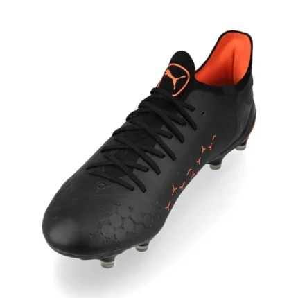 Puma King Ultimate FG/AG Eclipse - Black/Silver/Ultra Orange - Image 7
