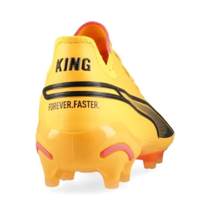 Puma King Ultimate FG/AG Forever Faster - Sun Stream/Puma Black/Sunset Glow - Image 6