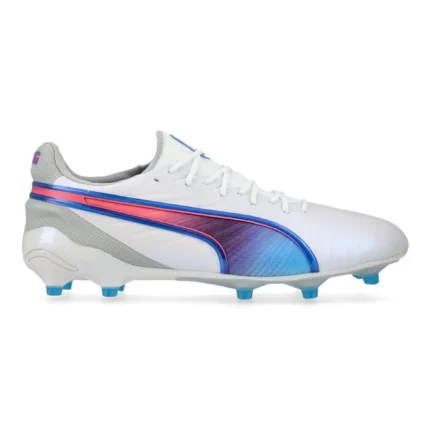 Puma King Ultimate FG/AG Formula - White/Bluemazing/Flat Light Gray/Sunset Glow Women - Image 1