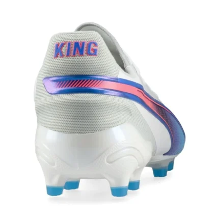 Puma King Ultimate FG/AG Formula - White/Bluemazing/Flat Light Gray/Sunset Glow Women - Image 6