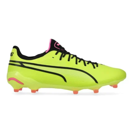 Puma King Ultimate FG/AG Phenomenal - Electric Lime/Puma Black/Poison Pink - Image 1