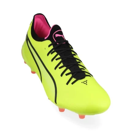 Puma King Ultimate FG/AG Phenomenal - Electric Lime/Puma Black/Poison Pink - Image 5