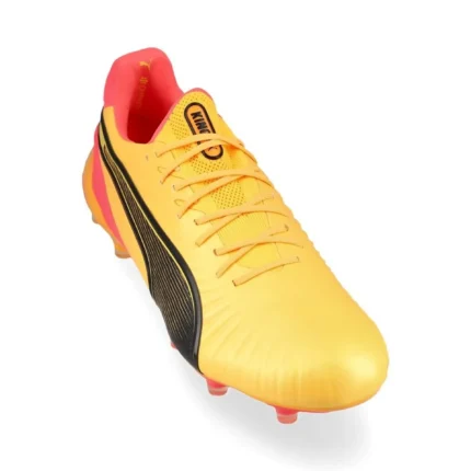 Puma King Ultimate FG/AG Tricks - Sun Stream/Puma Black/Sunset Glow Limited Edition - Image 5