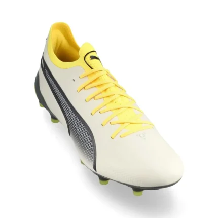 Puma King Ultimate FG/AG Voltage - Alpine Snow/Asphalt/Yellow Blaze Women - Image 5