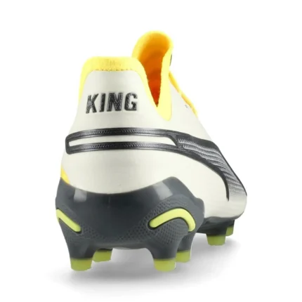 Puma King Ultimate FG/AG Voltage - Alpine Snow/Asphalt/Yellow Blaze Women - Image 6