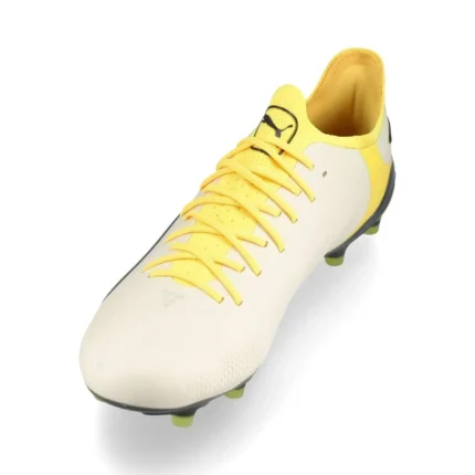Puma King Ultimate FG/AG Voltage - Alpine Snow/Asphalt/Yellow Blaze - Image 7