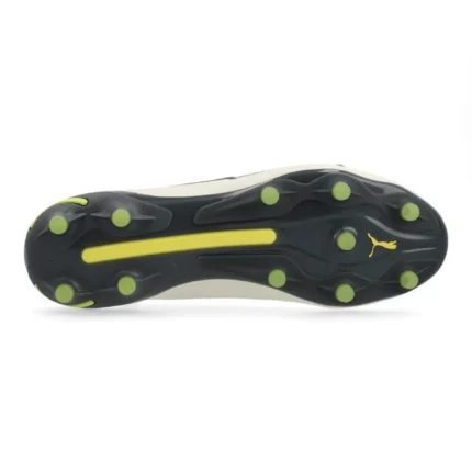 Puma King Ultimate FG/AG Voltage - Alpine Snow/Asphalt/Yellow Blaze - Image 2
