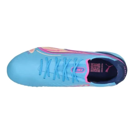 Puma King Ultimate FG/AG Volume Up - Luminous Blue/Poison Pink/Blazing Blue - Image 4