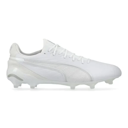 Puma King Ultimate FG/AG White Pack - White/Silver - Image 1