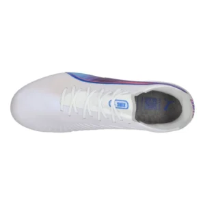 Puma King Ultimate MG Formula - White/Bluemazing/Flat Light Gray/Sunset Glow - Image 4