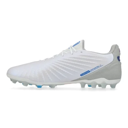Puma King Ultimate MG Formula - White/Bluemazing/Flat Light Gray/Sunset Glow - Image 3
