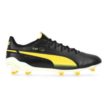 Puma King Ultimate Pele FG/AG Legends - Black/White/Yellow/Gold Limited Edition - Image 1