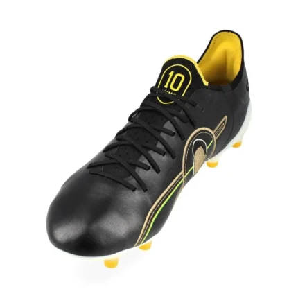 Puma King Ultimate Pele FG/AG Legends - Black/White/Yellow/Gold Limited Edition - Image 7