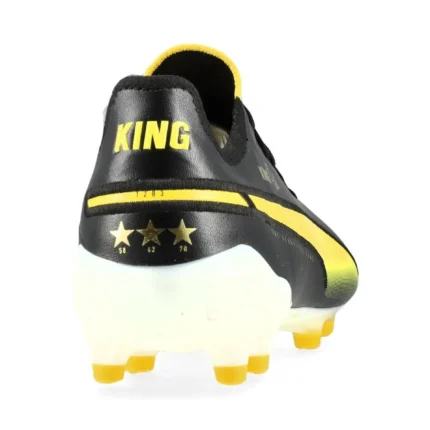 Puma King Ultimate Pele FG/AG Legends - Black/White/Yellow/Gold Limited Edition - Image 6