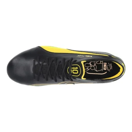 Puma King Ultimate Pele FG/AG Legends - Black/White/Yellow/Gold Limited Edition - Image 4