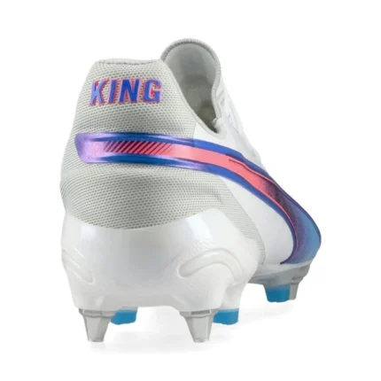 Puma King Ultimate SG Formula - White/Bluemazing/Flat Light Gray/Sunset Glow - Image 6