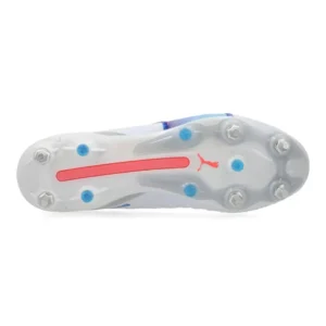 Puma King Ultimate SG Formula - White/Bluemazing/Flat Light Gray/Sunset Glow - Image 2