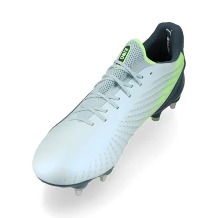 Puma King Ultimate SG Lights Out - Frosted Dew/Fizzy Apple/Gray Skies - Image 7