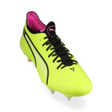 Puma King Ultimate SG Phenomenal - Electric Lime/Puma Black/Poison Pink - Image 5