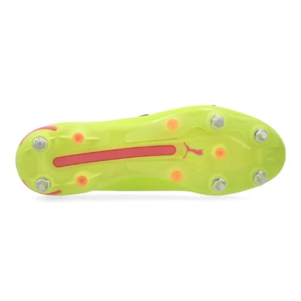Puma King Ultimate SG Phenomenal - Electric Lime/Puma Black/Poison Pink - Image 2