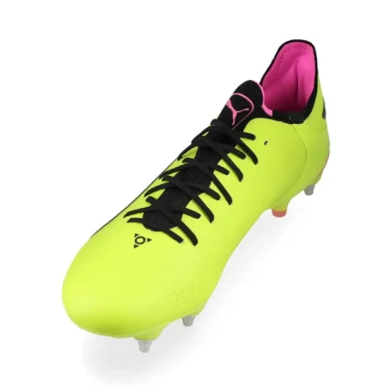 Puma King Ultimate SG Phenomenal - Electric Lime/Puma Black/Poison Pink - Image 7