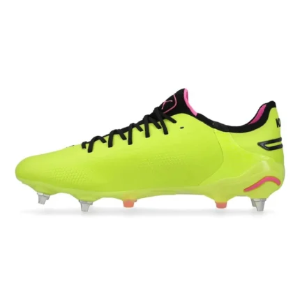 Puma King Ultimate SG Phenomenal - Electric Lime/Puma Black/Poison Pink - Image 3