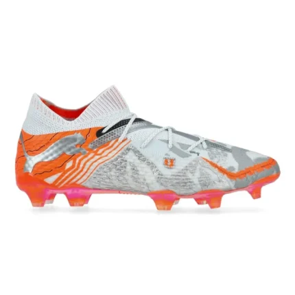 Puma X Unisport Future 7 Ultimate FG/AG Conquer Your Mountain - White/Ultra Orange/Puma Silver Limited Edition - Image 1