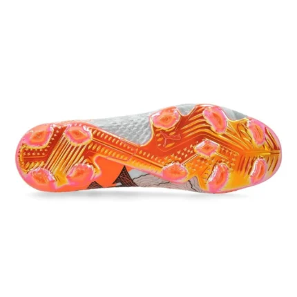 Puma X Unisport Future 7 Ultimate FG/AG Conquer Your Mountain - White/Ultra Orange/Puma Silver Limited Edition - Image 2