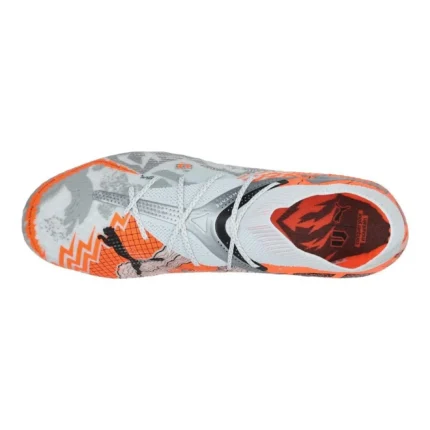 Puma X Unisport Future 7 Ultimate FG/AG Conquer Your Mountain - White/Ultra Orange/Puma Silver Limited Edition - Image 4