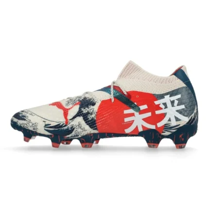 Puma X Unisport Future 7 Ultimate FG/AG Great Wave - Sugared Almond/Active Red/Ocean Tropic Limited Edition - Image 3