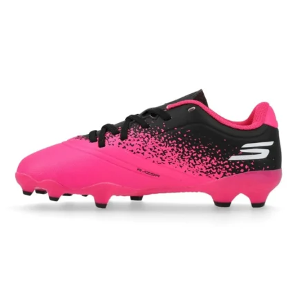 Skechers Razor FG - Black/Pink Kids - Image 3