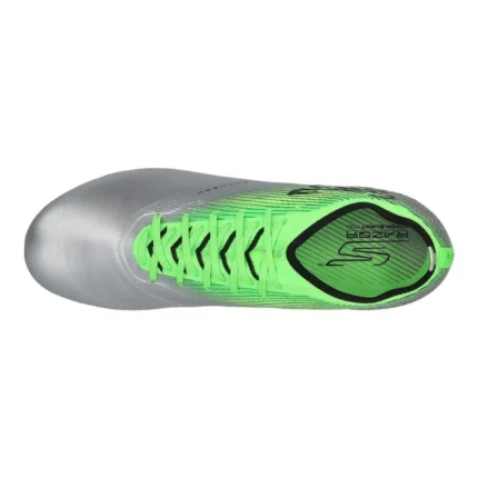 Skechers Razor FG Laser Comfort - Silver/Lime Green - Image 4