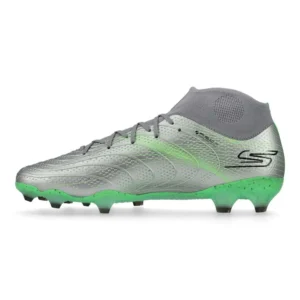 Skechers SKX_01 FG Laser Comfort - Silver/Lime Green - Image 3