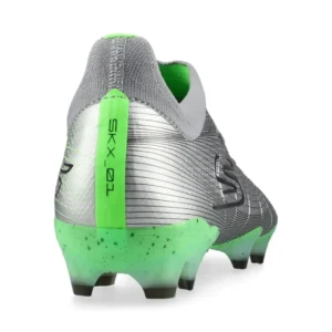 Skechers SKX_01 Low FG Laser Comfort - Silver/Lime Green - Image 6