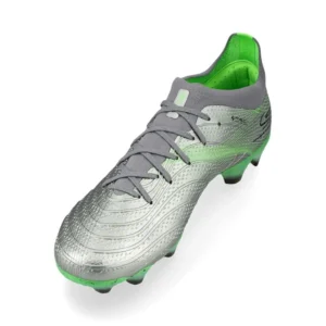 Skechers SKX_01 Low FG Laser Comfort - Silver/Lime Green - Image 7