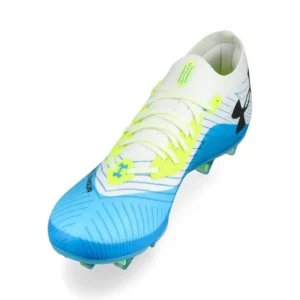 Under Armour Shadow Elite 2.0 FG - White/Blue/Green - Image 7