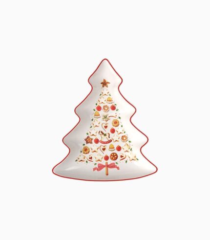 Bowl In the Shape of a Christmas Tree - Image 1