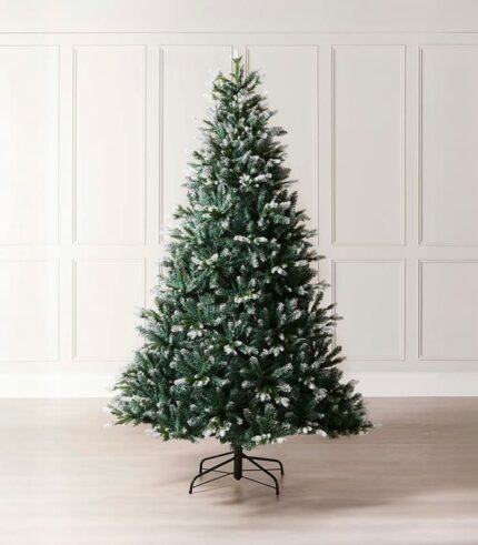 Evergreen Snow Flocked Tip Christmas Tree - Image 1